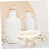 SOLUSTRE 2pcs Elegant Woven Flower Girl Basket Wedding Flower Baskets for Petals Fruits and Candies for Bridal Showers and Special Events Light view 3