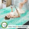 SINWEEK Mattress Topper 5-Zone Memory Foam Mattress Topper Pressure Relieve Soft Mattress Pad, CertiPUR-US Certified, 1.5 Inch Queen Size, Green view 3