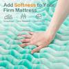 SINWEEK Mattress Topper 5-Zone Memory Foam Mattress Topper Pressure Relieve Soft Mattress Pad, CertiPUR-US Certified, 1.5 Inch Queen Size, Green view 4