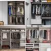10 12 24 36 48 72 78 Inch Closet Rods Hanger Rail, Black Brown White Clothes Hanging Pole Wall Mount, Cut to Size Wardrobe Hanging Rail Set with Rubber Strips(White,12in(30.5cm)) view 2
