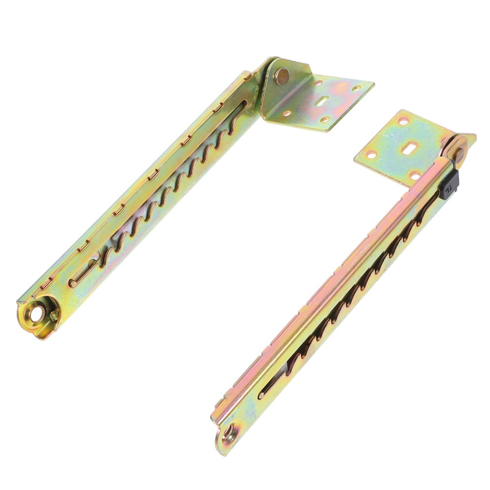 HOMSFOU 2pcs Solid Steel Bed Hinge Riser Rod Adjustable Angle for Massage Couch Easy Install Kit