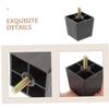 DIYEAH 8pcs Square Tapered Furniture Legs Replacement Feet for Sofa Bed Chair and Table Easy Installation with Robust and Design view 3