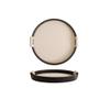 LICONG-2019 Serving Tray Aromatherapy Rotatable Tray Room Jewelry Storage Tray Photography Prop Display Tray Key and Miscellaneous Storage Tray Decorative Tray(White) view 1
