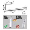 AYAUPGVQVC 2PCS Paper Towel Holder- Self Adhesive Or Drilling Under Cabinet Sticky Paper Towel Holder Wall Mount for Kitchen Bathroom Paper Holder view 2
