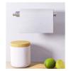AYAUPGVQVC 2PCS Paper Towel Holder- Self Adhesive Or Drilling Under Cabinet Sticky Paper Towel Holder Wall Mount for Kitchen Bathroom Paper Holder view 3