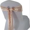 VGGBNG Wedding Chair Bows,Elegant Sashes, 10pcs Luxury Satin Bow Sash Wedding Chair Decoration Ribbon Band Craft Birthday Indoor/Outdoor Party Supplies(White) view 2