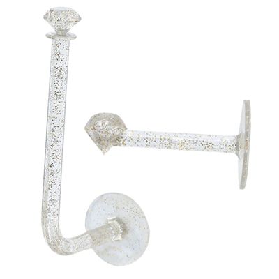 HOODANCOS 2pcs Hair Band Storage Hooks Wall Hairband Holder Decorative Headdress Organizer for Hair Accessories