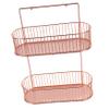 Happyyami Wall Mounted Seasoning Bottle Holder Iron Spice Rack for Kitchen view 1