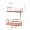 Happyyami Wall Mounted Seasoning Bottle Holder Iron Spice Rack for Kitchen view 2