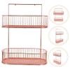 Happyyami Wall Mounted Seasoning Bottle Holder Iron Spice Rack for Kitchen view 4