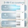 COWSAR 8,000 BTU Portable Air Conditioners with Remote, Portable AC Unit Cools Up to 350 Sq.ft, 4 Modes with Fast Cooling, Sleep Mode, 24H Timer for Bedroom, Room, Apartments, White view 2