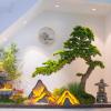 Landscape Tree Artificial Tree Large Simulation Welcome Pine Manual Encryption Green Plant for Office Bedroom Living Party DIY Wedding Decor 1.2x0.8m/3.9x2.6ft view 4