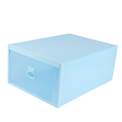 FONDOTIN Thickened Drawer-style Shoes Storage Container Sturdy Plastic Box Organizer for Closet Stackable Design for Easy Access and Organization Fit for