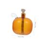 Cabilock Glass Oil Candle Refillable Oil Lamp for Indoor Use Clear Design Wick Contemporary Style for Dining and Home Decor Lighting view 2