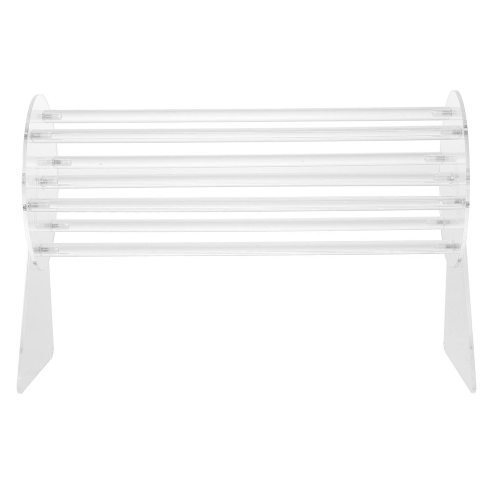 BESPORTBLE Rotating Acrylic Hairband Display Stand Claw Clip Organizer Sturdy Base for Jewelry Display