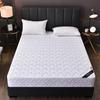 White,180x200+20cm(King),LDLCYCN Zippered Mattress Protector Double/King Size Customizable Non Slip Quilted Mattress Cover Breathable Mattress Encasement Mattress Topper for Bedroom Hotel Homestay view 1