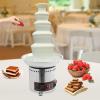 5 Tier Commercial Chocolate Fountain Machine 8.8LBS, Digital Temperature Control Stainless Steel Melting Fountain for Weddings Parties Events 300W view 2