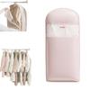 2025 Space Saving Hanging Garment Bag with Self Compression Zipper, Upgrade Dust Cover Clothes Bags for Down Coat, Closet Organizers Heavy Duty Garment Bag Winter Coat Storage (Pink, Large) view 1