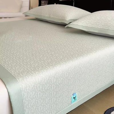 Cooling Mattress Pad for Hot Sleeper, Ice Cool Summer Sleeping Cooling Mat for Bed Pad 3 Piece Set, Smooth Noiseless(Green,120 * 200cm/47.2 * 78.7in)