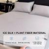 Cooling Mattress Pad for Hot Sleeper, Ice Cool Summer Sleeping Cooling Mat for Bed Pad 3 Piece Set, Smooth Noiseless(Green,120 * 200cm/47.2 * 78.7in) view 2