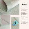Cooling Mattress Pad for Hot Sleeper, Ice Cool Summer Sleeping Cooling Mat for Bed Pad 3 Piece Set, Smooth Noiseless(Green,120 * 200cm/47.2 * 78.7in) view 4