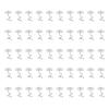 Upholstery Twist Pins, Clear Round Shape, Repairing Sagging Headliners Drapery Slip Covers Mattress Pads Crafts, 30/50pcs for Home Use (50Pcs) view 1