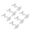 Upholstery Twist Pins, Clear Round Shape, Repairing Sagging Headliners Drapery Slip Covers Mattress Pads Crafts, 30/50pcs for Home Use (50Pcs) view 3