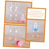 HEALLILY 2pcs Storage Bottles Candy Holder Milk Bottle Piggy Bank Caps for Coin view 2