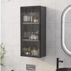 EHVYBDX Bathroom Wall Cabinet Side Cabinet Wall Cabinet with Glass Single Door Living Room Bedroom Powder Room Decorative Cabinet Kitchen Spice Storage Cabinet view 2
