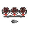 Monghuis Multifunctional Three Headed Fan For Vehicles And Homes With 360 Degree Rotation Efficient Air Circulation In Any Space view 1