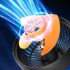 Monghuis Multifunctional Three Headed Fan For Vehicles And Homes With 360 Degree Rotation Efficient Air Circulation In Any Space view 3