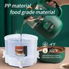 1.37 Gallon Beverage Dispenser with Spigot, 360 Rotation, Removable Stand, Dust-Proof Lid, Leak-Proof, Large Capacity Plastic Juice Dispenser for Fridge, Easy Use for Home & Parties view 3