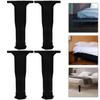 Homoyoyo 4pcs Bed Frame Support Legs Bed Feet Replacement Adjustable for Furniture view 2