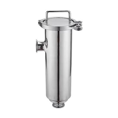 304 Stainless Steel Tri Clamp L-Type Angle Filter, 19mm Pipe Inline Strainer for Homebrew Beer Brewing, 50.5mm TC, SS304(200 Mesh)