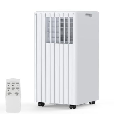 GarveeTech 8,000 BTU Portable Air Conditioner for Indoor Rooms, 3 in-1 AC Unit for Bedroom 250-350 Sq.Ft, Dehumidifier, Fan, Sleep Mode, 24 Timer, Remote Control, Window Kits