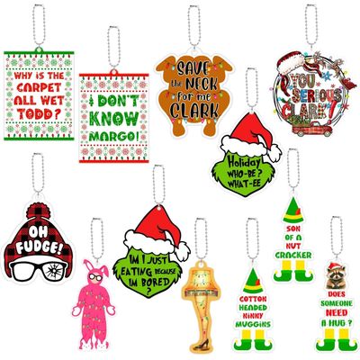 12PCS Christmas Ornaments Set, Christmas Decor, Accessories & Charms, Christmas Group Gifts, Stocking Stuffers, Party Favors (Christmas Classics)