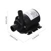 Solar Booster Pump Dc 12v 19w 800l H for Aquarium Circulation view 2