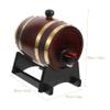 BRIGHTFUFU French Oak Barrel 3l Wooden Barrels for Wine Aging with Stand Beer Storage Bucket view 2