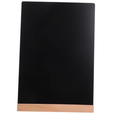 Angoily 1set Decorative Standing Chalkboard Sign Multi-Functional Tabletop Menu Display Smooth Edges for Weddings Cafes and Parties for Pricing and Events