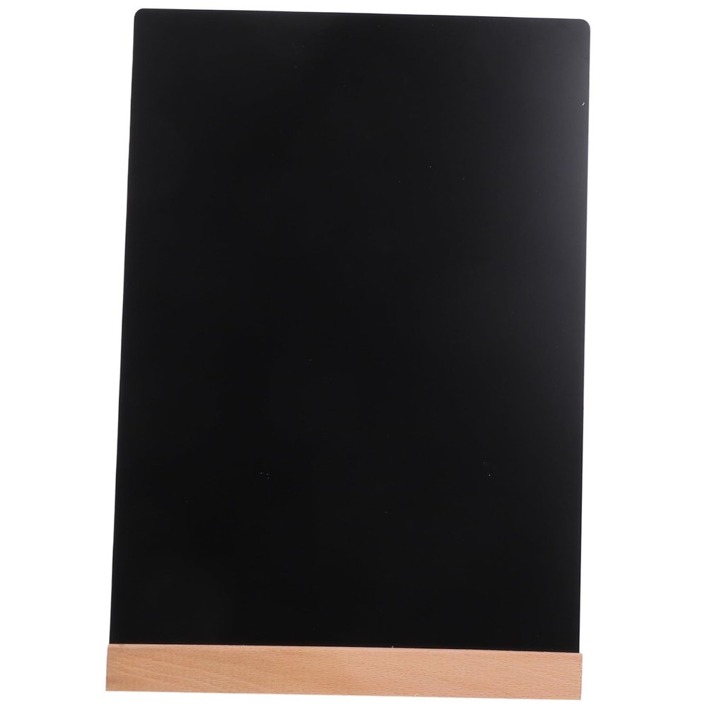 Angoily 1set Decorative Standing Chalkboard Sign Multi-Functional Tabletop Menu Display Smooth Edges for Weddings Cafes and Parties for Pricing and Events