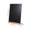 Angoily 1set Decorative Standing Chalkboard Sign Multi-Functional Tabletop Menu Display Smooth Edges for Weddings Cafes and Parties for Pricing and Events view 2