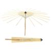 2Pcs Bamboo Oiled Paper Umbrella Frames, Wooden Skeletons for DIY Craft view 1