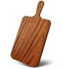 13.86.9 Inch Wood Cutting Board with Handle Square Cutting Board for Kitchen Board Wedding Housewarming Gift view 1