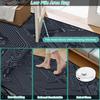 Runner Rug Washable 2x6 Seamless Circuit Gray Non-Slip Hallway Area Rug Indoor Outdoor Home Decor for Entryway Bathroom Kitchen Carpet Yoga Floor Mat view 2