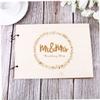 LABRIMP Pages Wooden Carved Guest Book for Wedding Engagement Ceremony Rustic Sign Album for Guest Messages and Photos Elegant Keepsake for Special Occasions view 2
