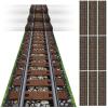TaoBary 10 Pcs Express Train Party Decoration Railroad Track Aisle Runner 24 Inch x 10 ft Western Train Party Decorations Wild West Theme Runner Cover for Birthday Indoor Outdoor Supply view 1