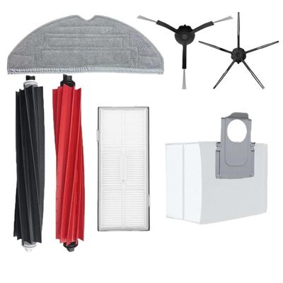 Compatible with Roborock S8 S8+ S8 Pro Ultra Robotic Vacuum Cleaner Parts Main/Side Brush Accessories Hepa Filter Mop Rags Dust Bags(Mop rags)