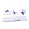 Alipis Wedding Ring Pillow and Flower Basket Set, 4pcs Satin view 1