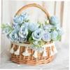 MAGICLULU Flower Girl Rattan Basket Elegant Woven Petal Storage for Weddings Outdoor Events Versatile Decorative Container for Flowers Treats Stylish Design view 4