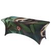 FHEBNDS Cute Sloth Table Cloth 6FT Fitted Spandex Stretch Tablecloth Protector Stain and Wrinkle Resistant Washable Patio Table Cover for Party Wedding Banquet view 1